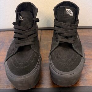 Vans Black High-Top Skate Sneakers
